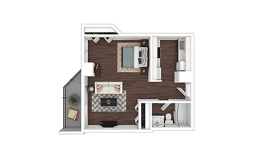 Floor plan S2 - Renovated