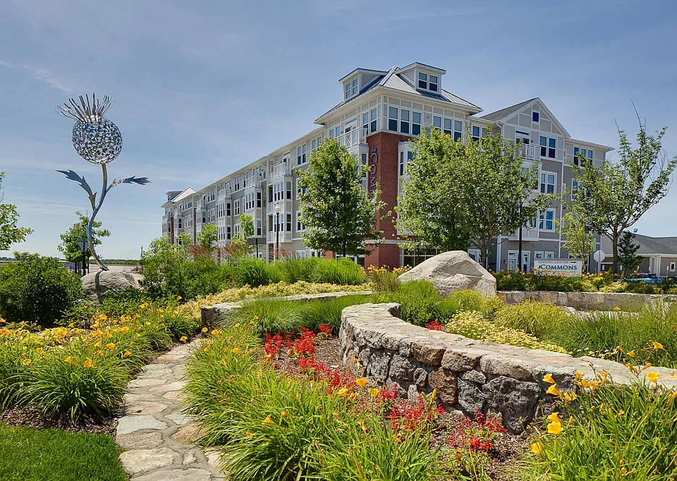Sunny Day at the Commons Apartments