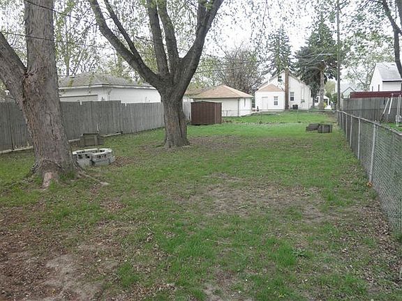 fenced yard
