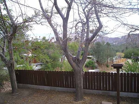 Fenced front yard