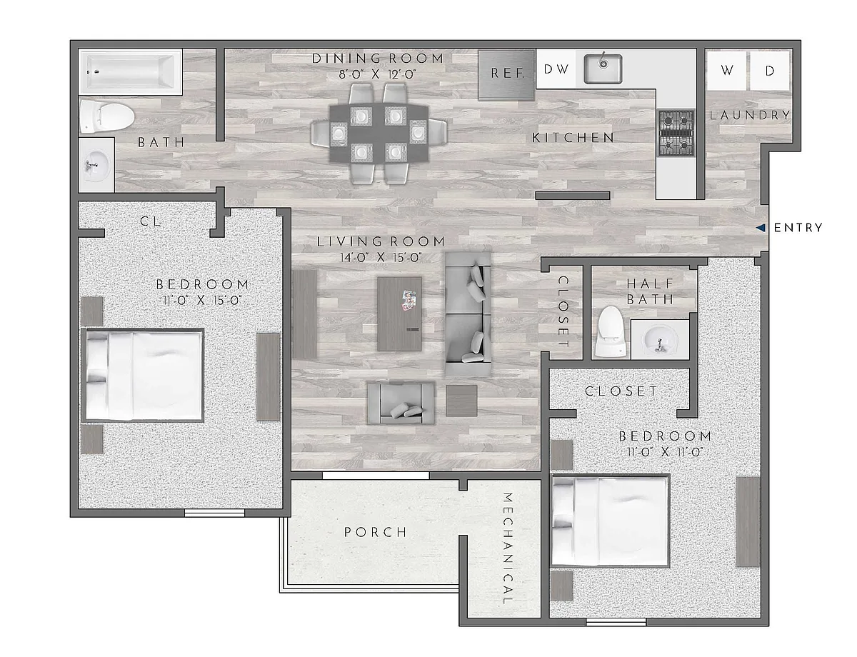 Floor plan B3