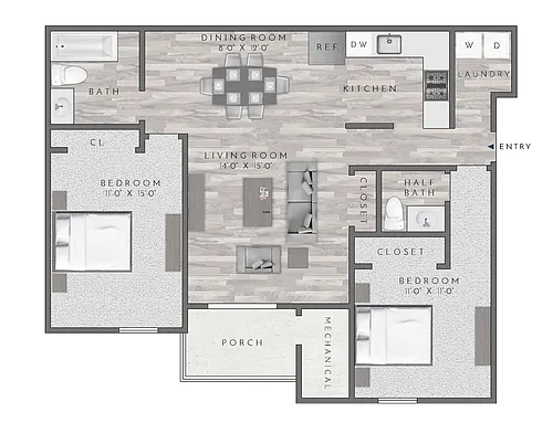 Floor plan B3