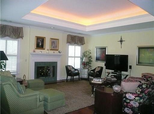 Living Room with Fireplace