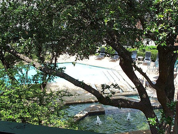 Pool view from your personal patio