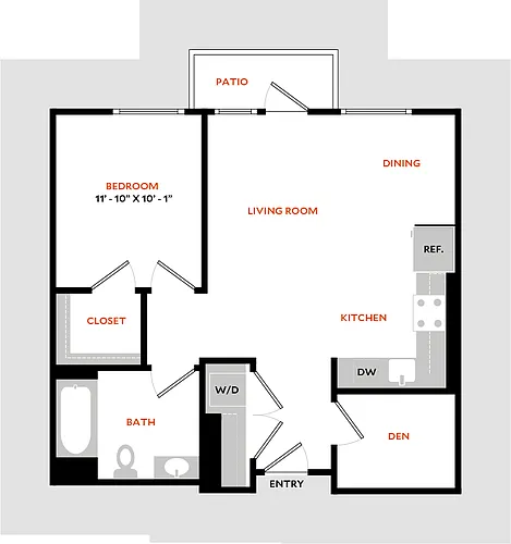 Floor plan Plan 1A