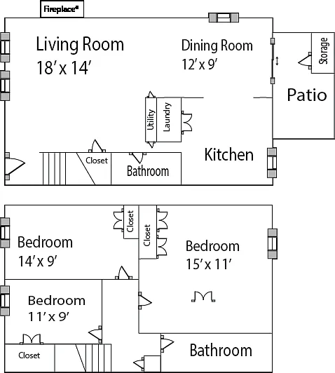 Floor plan 1200