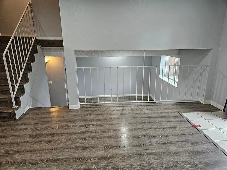 View from Livingroom to Lower family room