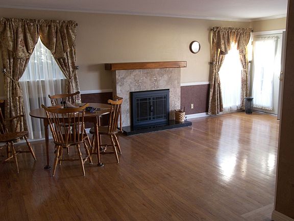 Custom marble fire place