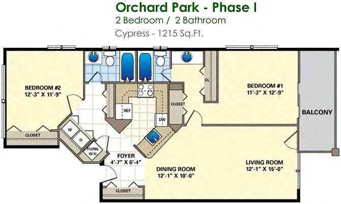 Floor plan Cypress (2/2)