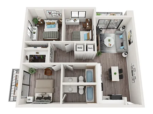 Floor plan B15D