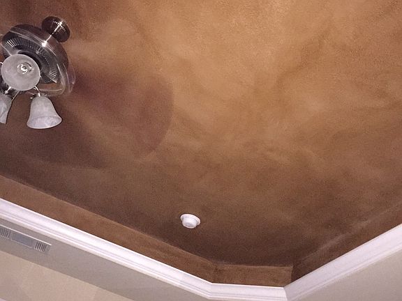 Tray ceiling in master
