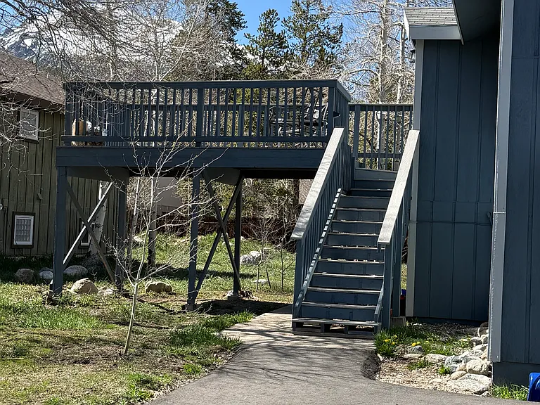 Stairs into unit