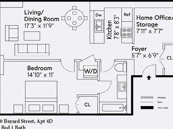 2nd image of 30 Bayard St APT 4D