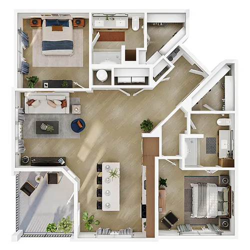 Floor plan B3