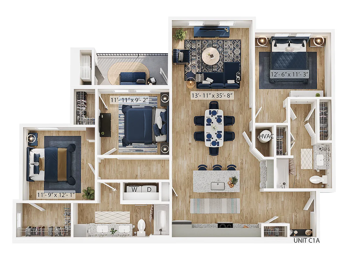 Floor plan C1-ADA