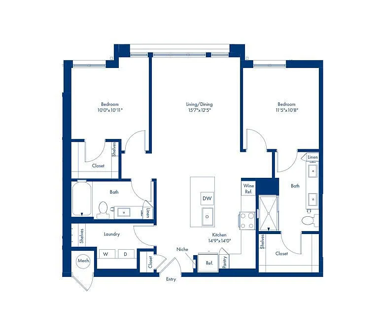Floor plan B7