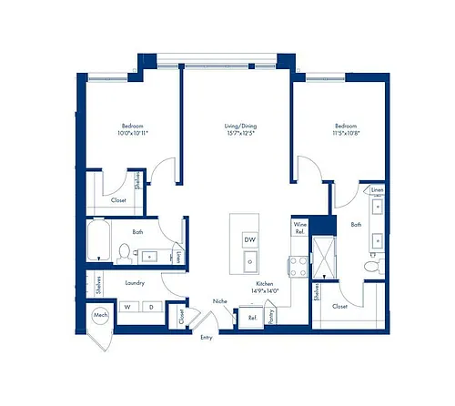 Floor plan B7