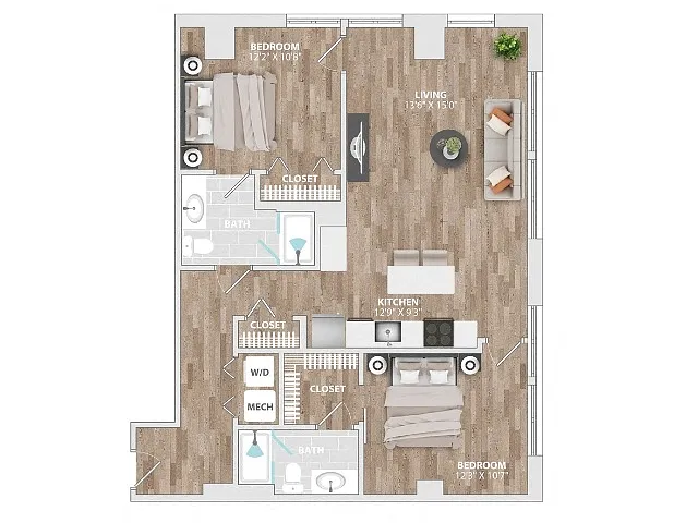 Floor plan B5B