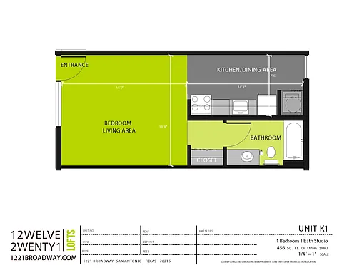 Floor plan K1
