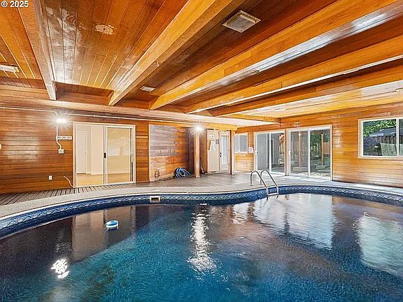 indoor pool and sauna