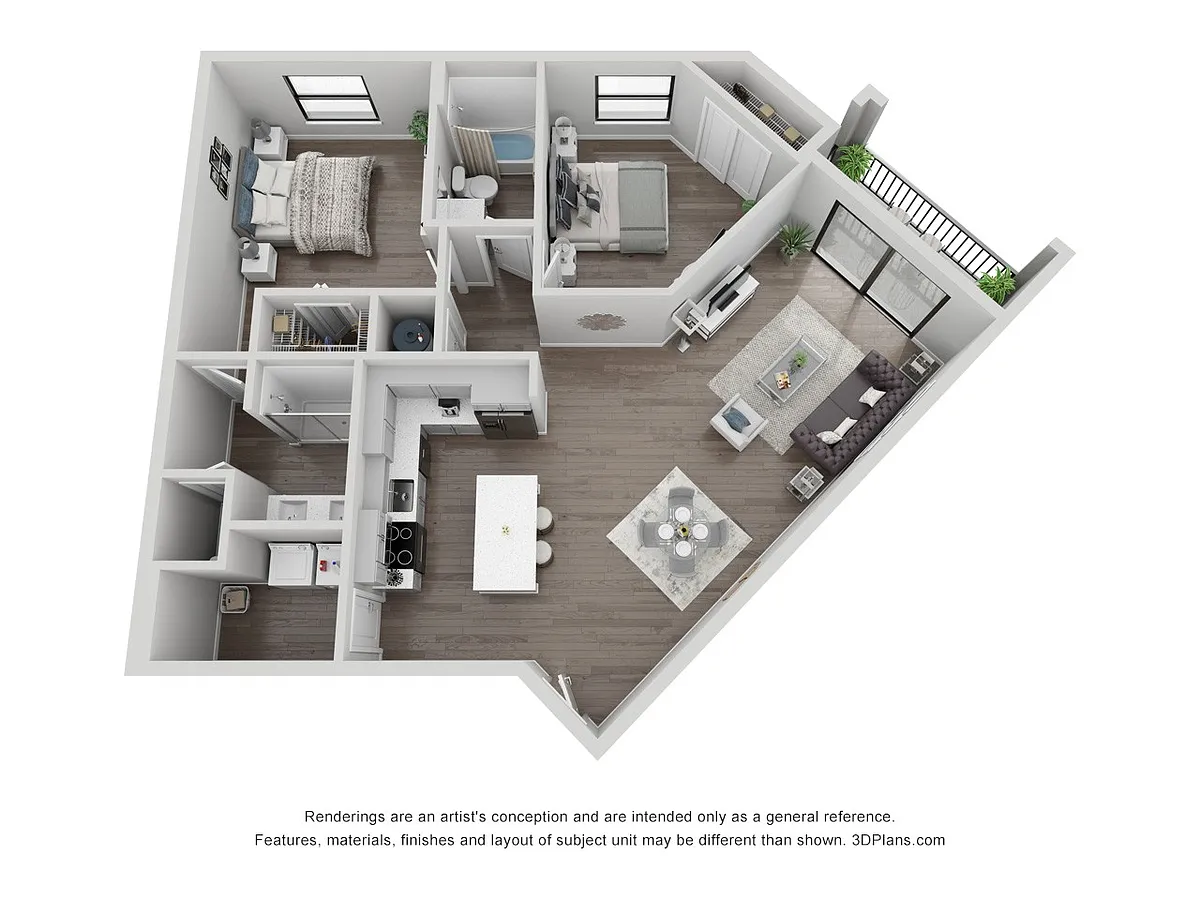Floor plan B3