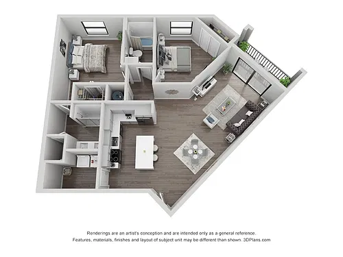 Floor plan B3