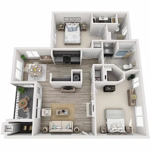Floor plan B2