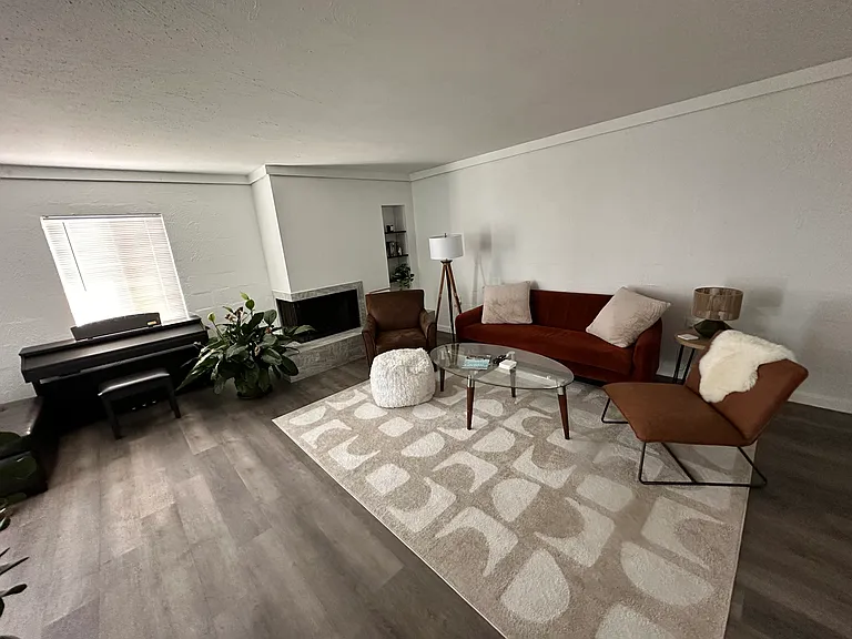 Shared, furnished living room