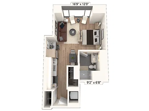 Floor plan Studio 08