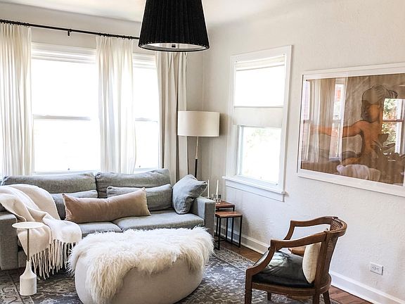 Spacious living room with south-facing windows!