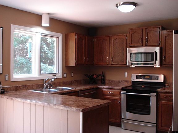 6925 Carnwood Road Kitchen with Window Looking into Backyard