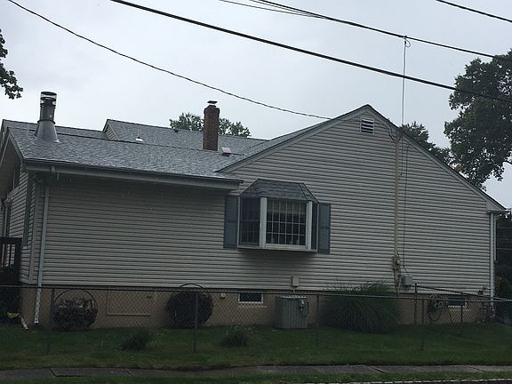 Left side of house