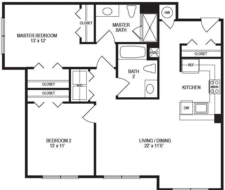 Floor plan 2E