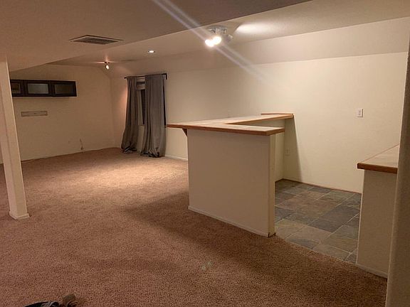 Downstairs Dry Bar & Living Space Area