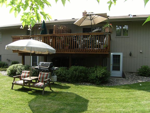 Both Decks - Rental unit deck on the Left. Owner's deck on the right.