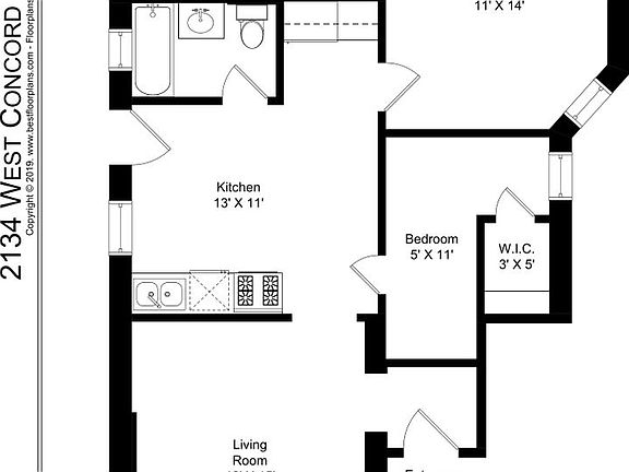 2nd image of 2134 W Concord Pl #780