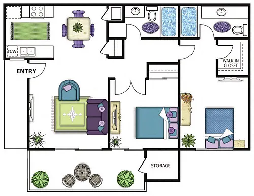 Floor plan Plan C