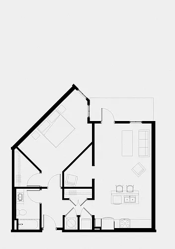 Floor plan 1B