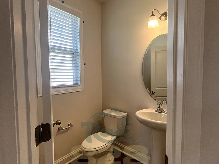 guest half-bath downstairs