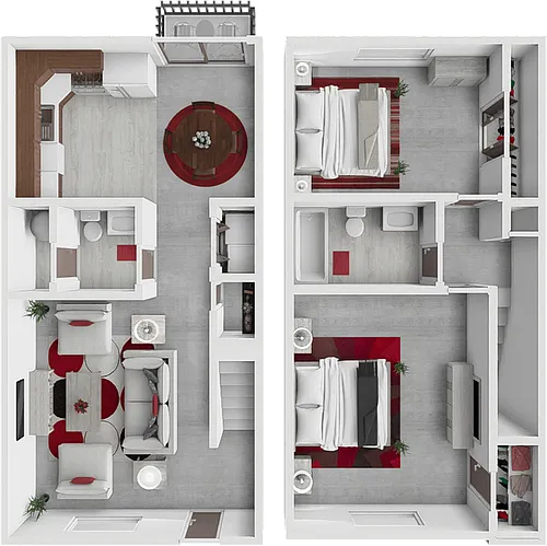 Floor plan Jackson Townhome