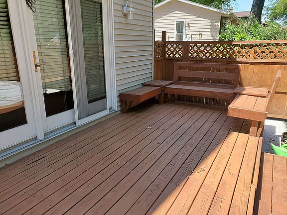 Back deck.