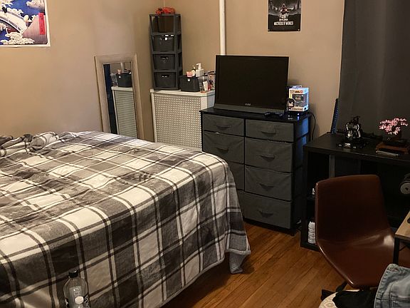 bedroom previous tenant