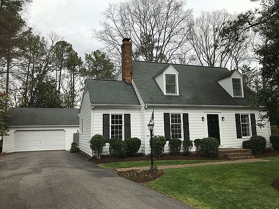Front, driveway, garage