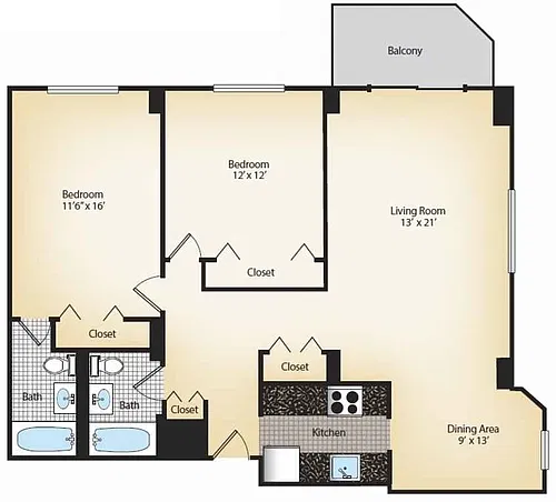 Floor plan Keller
