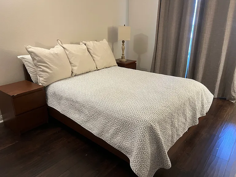 Spacious bedroom