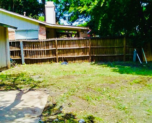 Back yard left