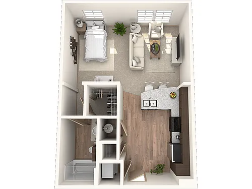 Floor plan A1-Studio