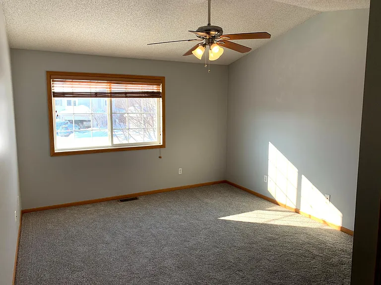Master bedroom with walk in closet