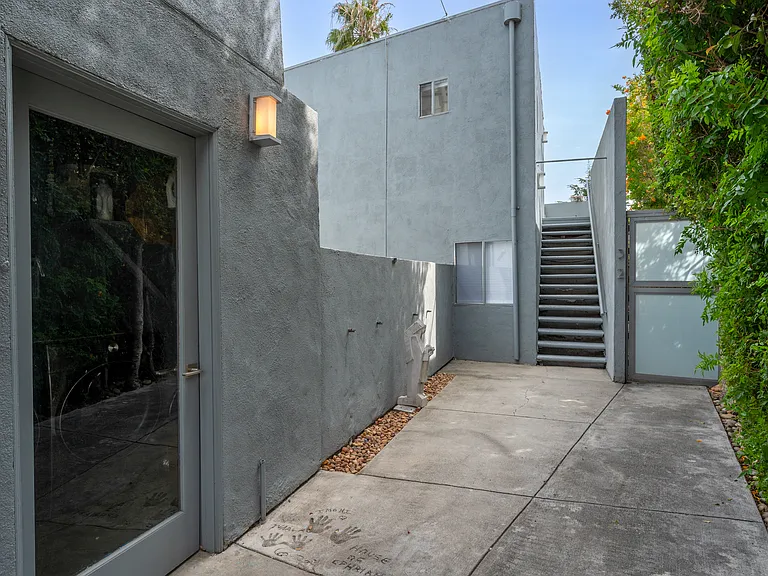 Gated courtyard