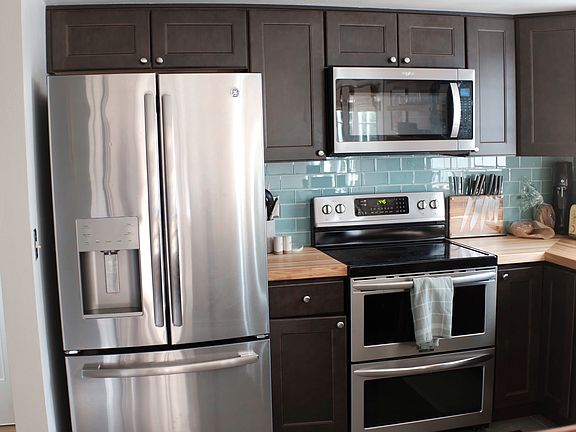 kitchen with double ovens
